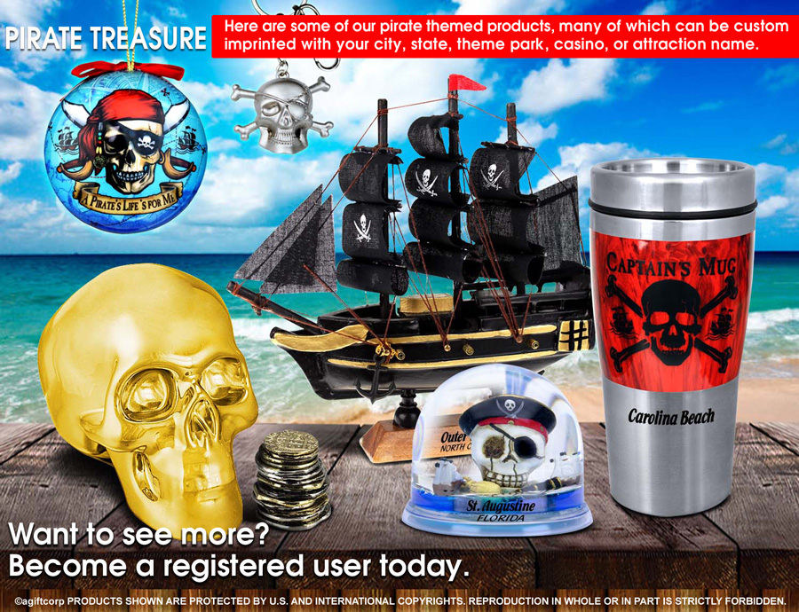 Pirate Gifts & Souvenirs